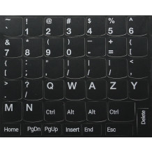 N20 Anahtar etiketleri Lenovo - büyük kit - siyah arka plan - 14:14,5mm