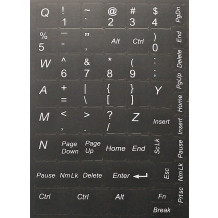 N8 Anahtar etiketleri - büyük kit - gri arkaplan - 12,5:10,5mm
