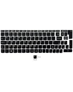 N14 Anahtar etiketleri Lenovo - büyük kit - siyah arka plan - 14,5:14,5mm