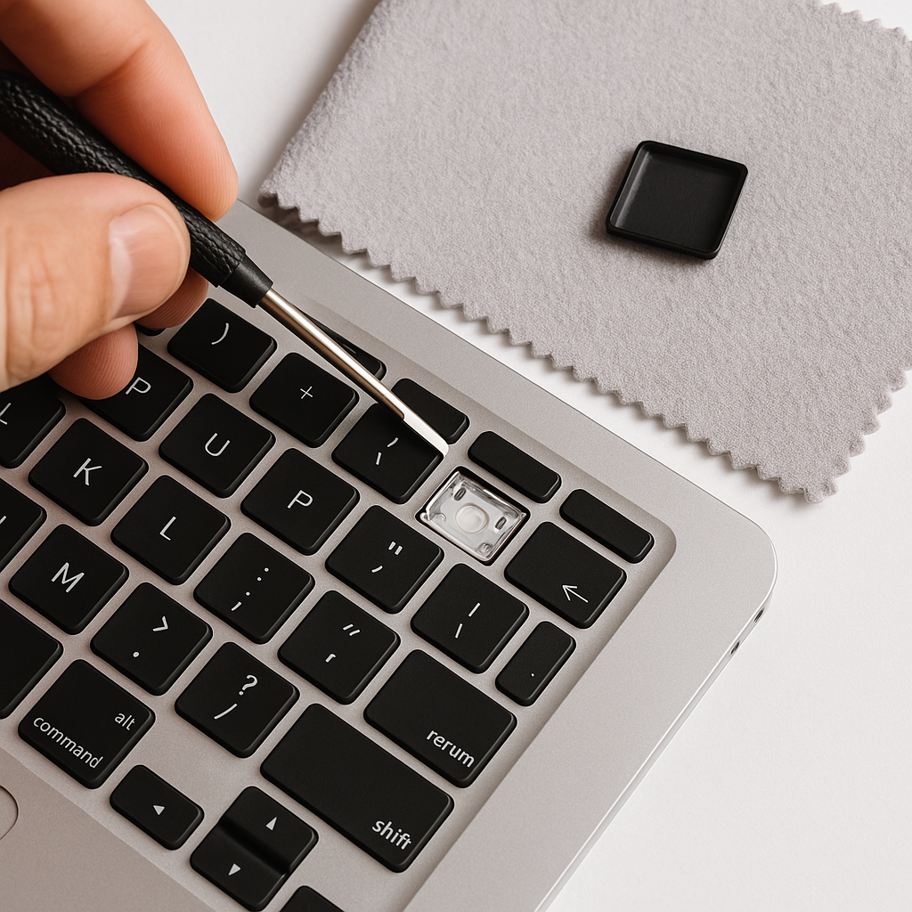 Bir dizüstü bilgisayarın tuşları nasıl çıkarılır: adım adım kılavuz