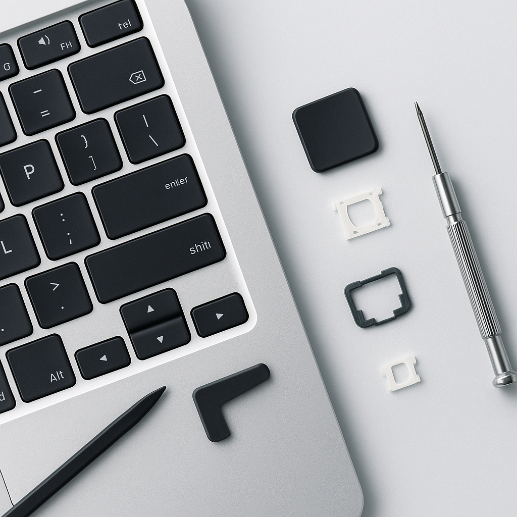 Dizüstü bilgisayar klavye tuşunun değiştirilmesi için adım adım kılavuz